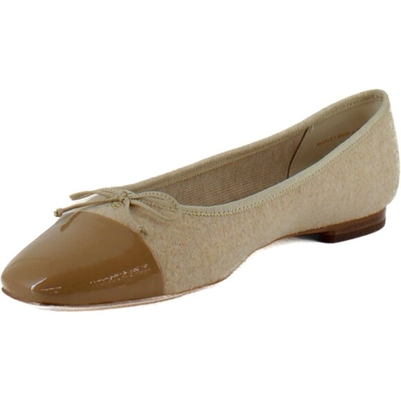 Sam Edelman Womens Beechwood Synthetic Pull-On Rounded Toe Marley Ballet Flat - Picture 1 of 8
